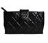 Glazed Calfskin Quilted Coco Pleats Clutch, &pound;1,200, Front view